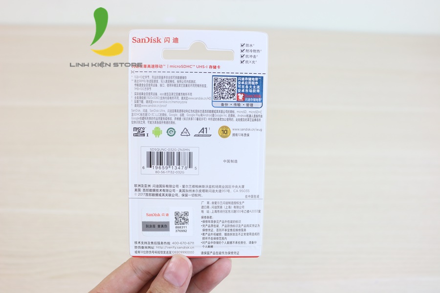 Thẻ nhớ Sandisk 32Gb
