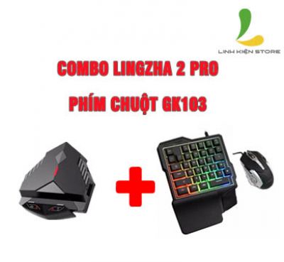 Combo Lingzha 2 Pro + phím chuột Gk103 