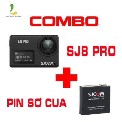 Combo Camera Hành Trình SJCAM SJ8 Pro Và Pin Dự Phòng