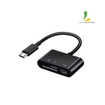 Đầu đọc thẻ Micro USB chuyển đổi 3in1