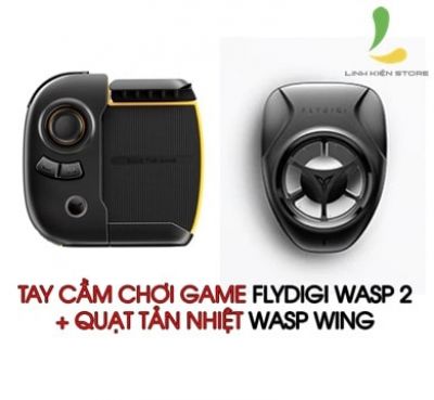 Combo tay cầm Flydigi WASP 2 + quạt tản nhiệt WASP Wing