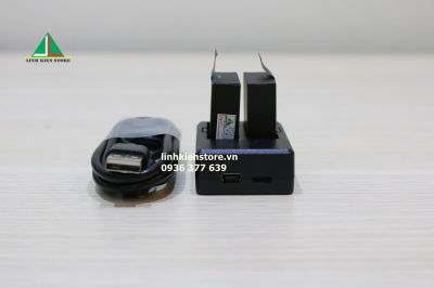 Combo Dock sạc đôi và pin sơ cua SJCAM SJ4000 Wifi chính hãng