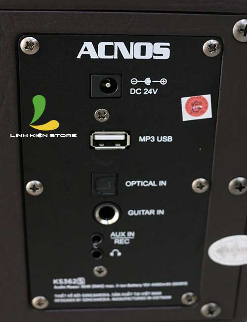 Hệ thống bảng mạch của loa Acnos KS362S Loa kéo Acnos KS362S 