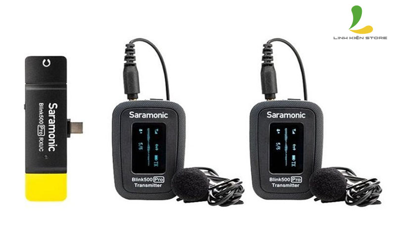 Chất âm đạt chuẩn quốc tế Micro thu âm Saramonic Blink 500 Pro B6