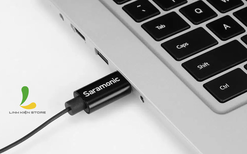 Cổng USB tiện lợi Micro thu âm Saramonic SR-ULM10L