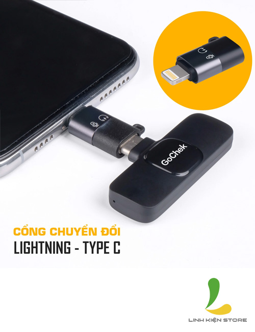 Dùng cho Iphone, Ipad Đầu chuyển đổi từ Type C sang Lightning