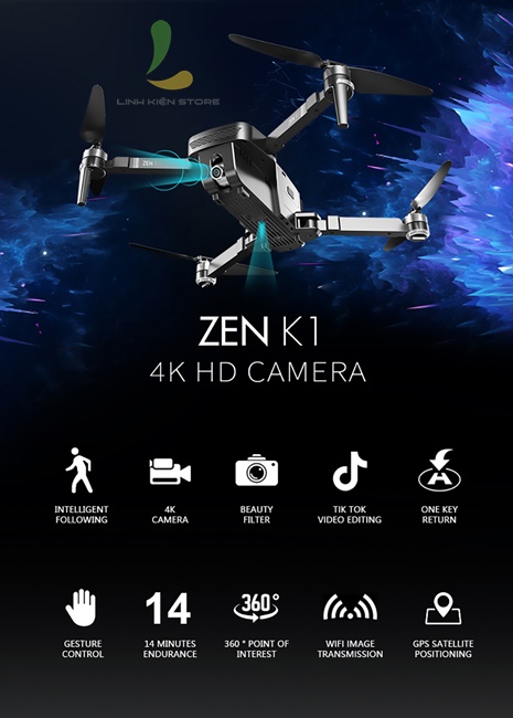Flycam Visuo Zen K1 