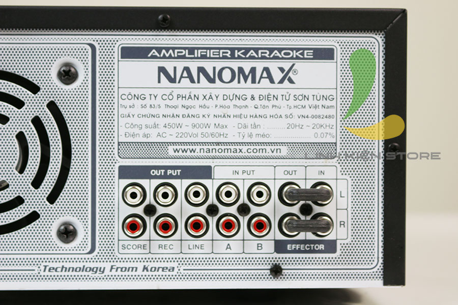 amply karaoke nanomax sa 999xp