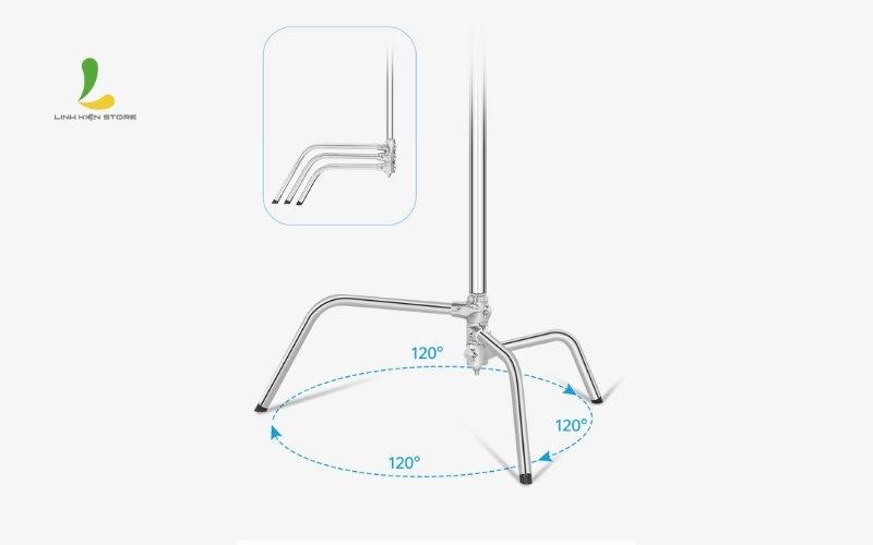 Chan-de-chu-C-gap-gon-tien-loi-Chan-den-Inox-C-Stand-va-phu-kien