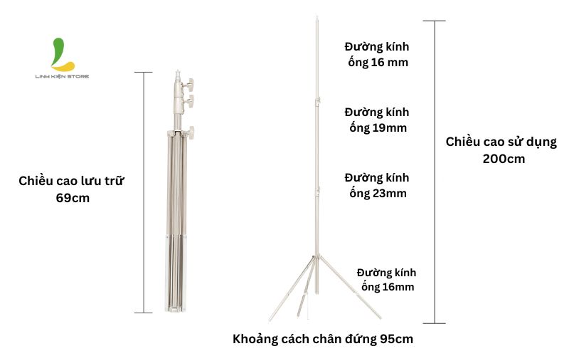 Thiet-ke-gap-gon-tien-loi-mang-theo-di-chuyen-Chan-den-Inox-Light-Stand-2M