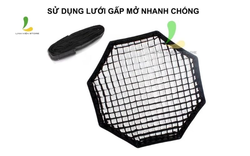 Nho-gon-khong-chiem-nhieu-dien-tich-Luoi-to-ong-cho-Softbox-bat-giac-95-cm