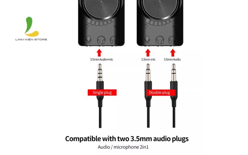 Ket-noi-cùng-luc-2-dau-cam-micro-va-tai-nghe-Sound-card-GS3-Mark-II