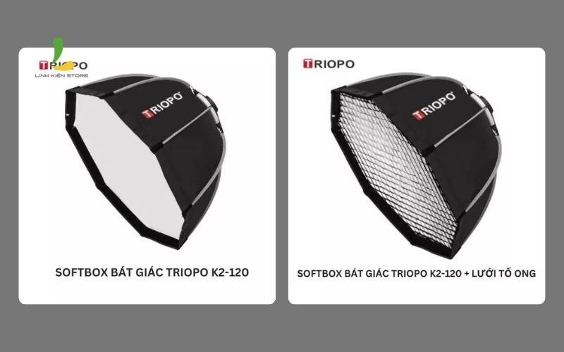 Hai-phine-ban-co-luoi-va-khong-luoi-Den-Softbox-bat-giac-TRIOPO-K2-120