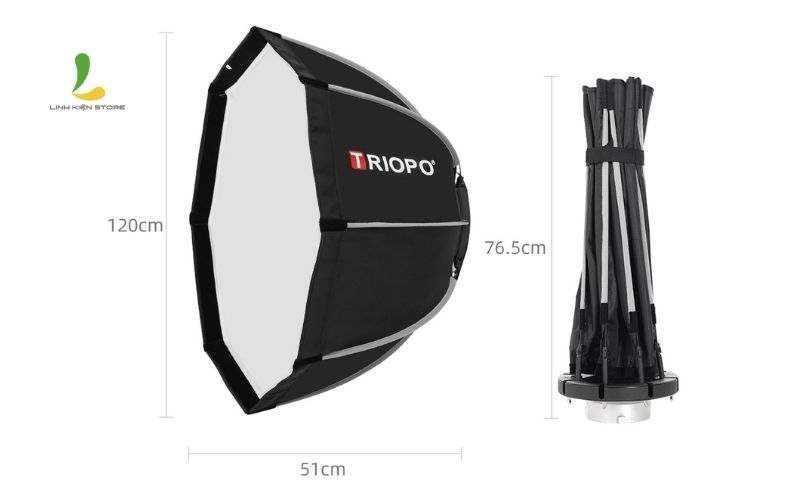 Kich-thuoc-nho-nhan-phu-hop-voi-cac-studio-nho-Den-Softbox-bat-giac-TRIOPO-K2-120