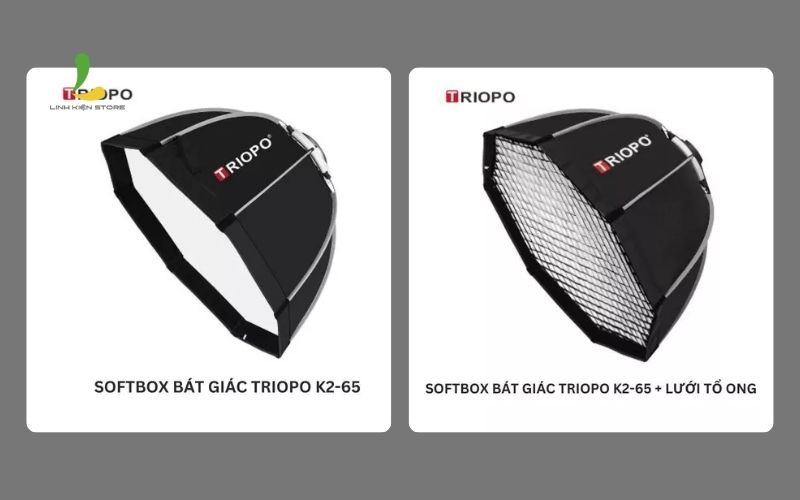 Hai-phien-ban-co-luoi-va-khong-luoi-Den-Softbox-bat-giac-TRIOPO-K2-65