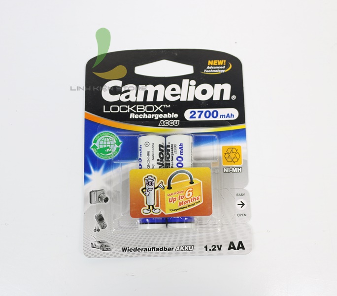 Pin sac Camelion 2A 2700mAh bo 2 vien 