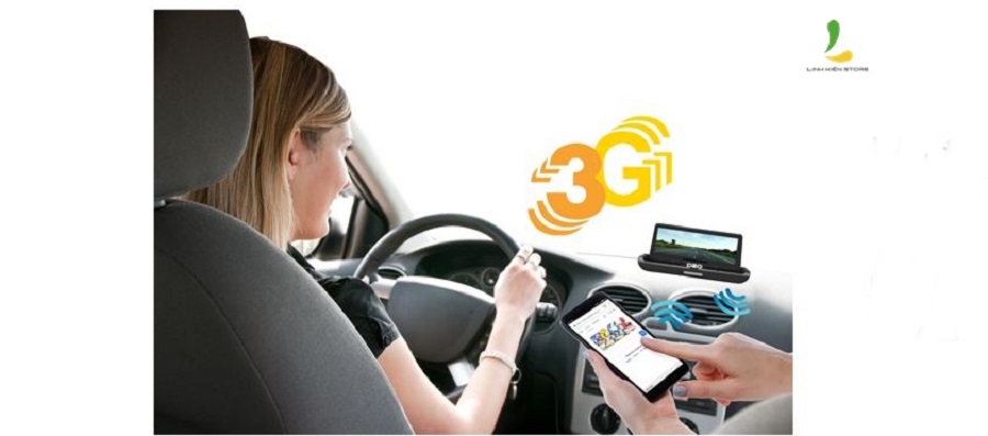 Kết nối 3G, Wifi nhanh chóng của camera hành trình ô tô nhỏ gọn