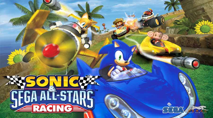 Sonic & Sega All Starts Racing tay cầm chơi game 