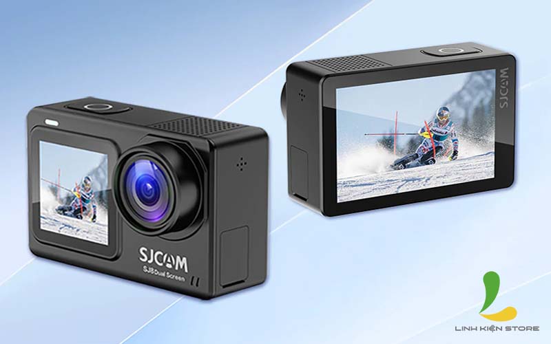 Trang bị màn hình kép tuyệt đỉnh Camera hành trình SJCAM SJ8 Dual Screen