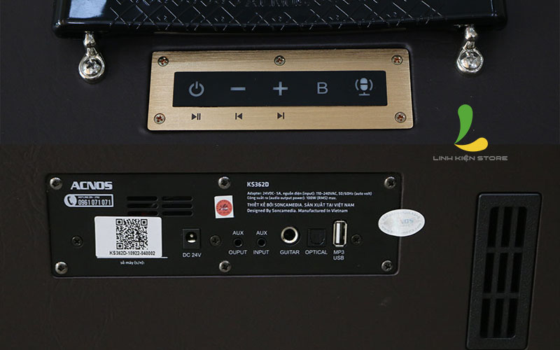 Hệ thống bảng mạch Loa kéo Acnos KS362D
