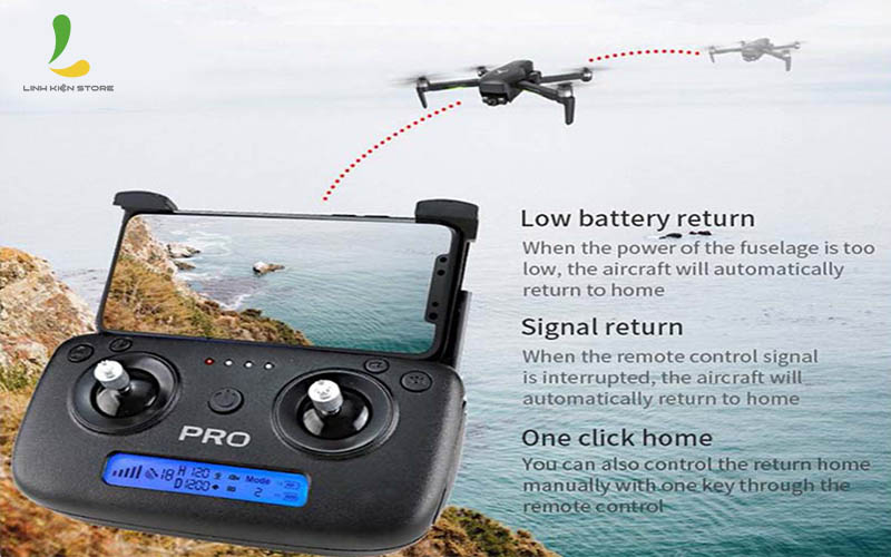 Định dạng lại GPS cho tốc độ flycam ZLRC SG906 Pro 2 ổn định