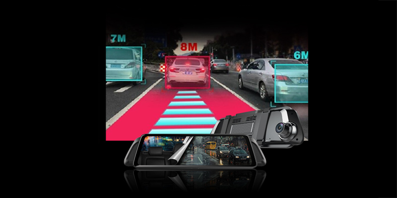 Camera hành trình gương VietMap IDVR P2 hỗ trợ lái xe an toàn