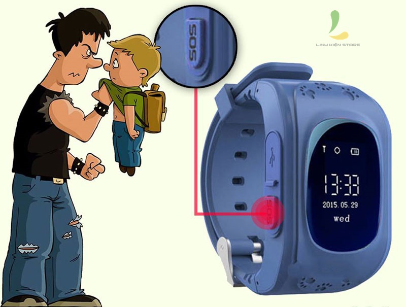 Đồng hồ thông minh định vị trẻ em Wonlex Q50