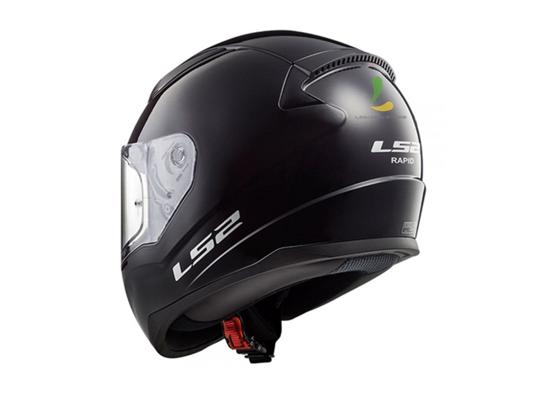 Mũ bảo hiểm fullface LS2 FF353 Rapid Single Mono Gloss Black