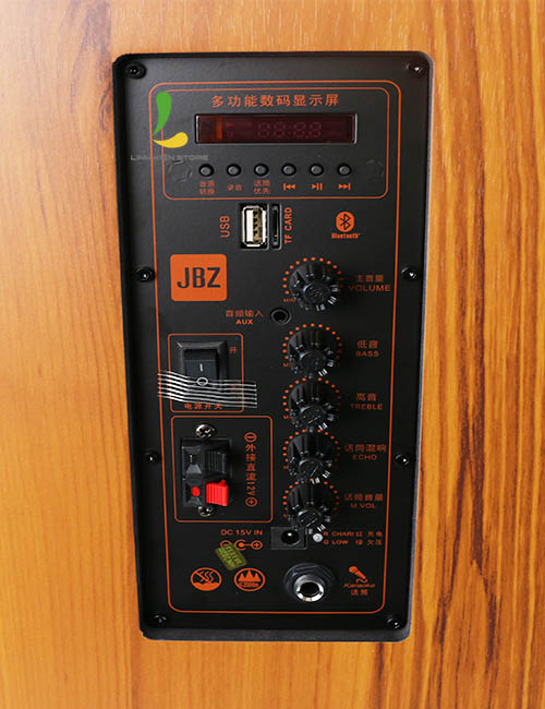 Bảng mạch của loa kéo JBZ J8 được trang bị đầy đủ chế độ 