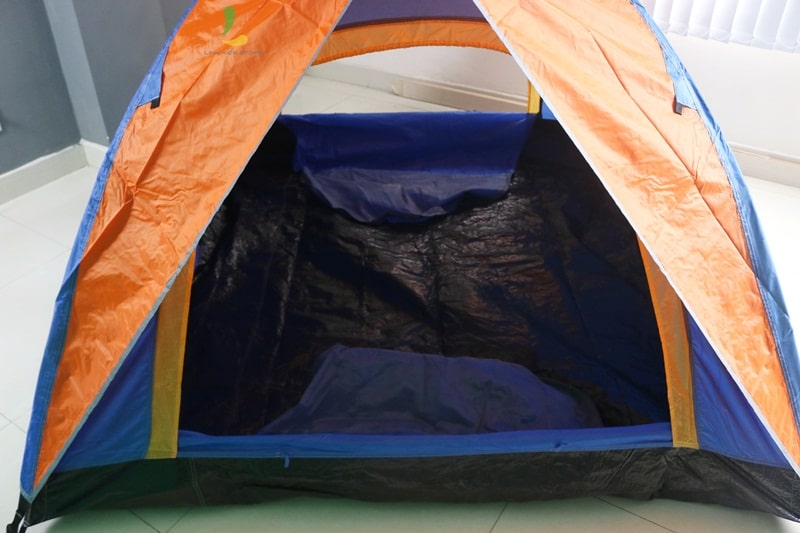 lều cắm trại Cho Oyu màu xanh dương phối cam