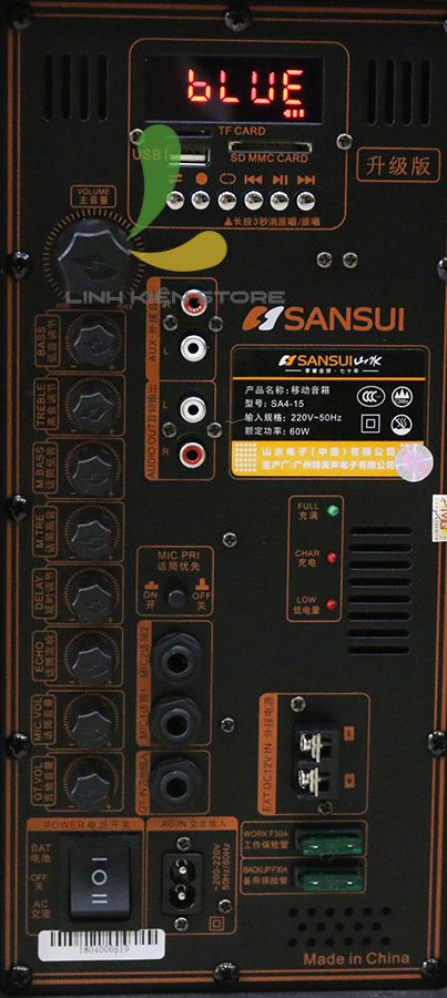 loa kéo di động Sansui SA4-15