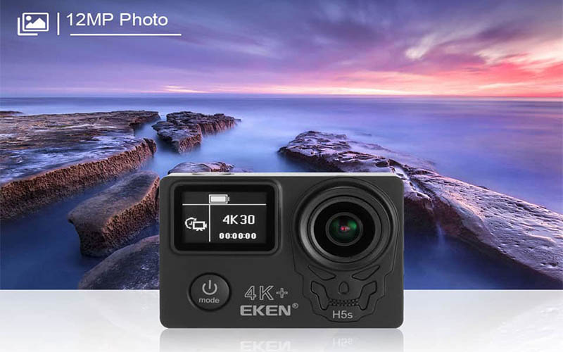 Màu sắc camera hành trình Eken H5S Plus chân thực đến từng chi tiết